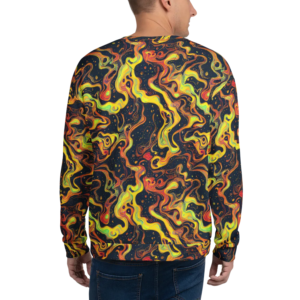 Afterdark Swirl on Sweatshirt — Back