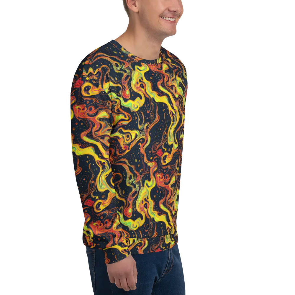 Afterdark Swirl on Sweatshirt — Right Front