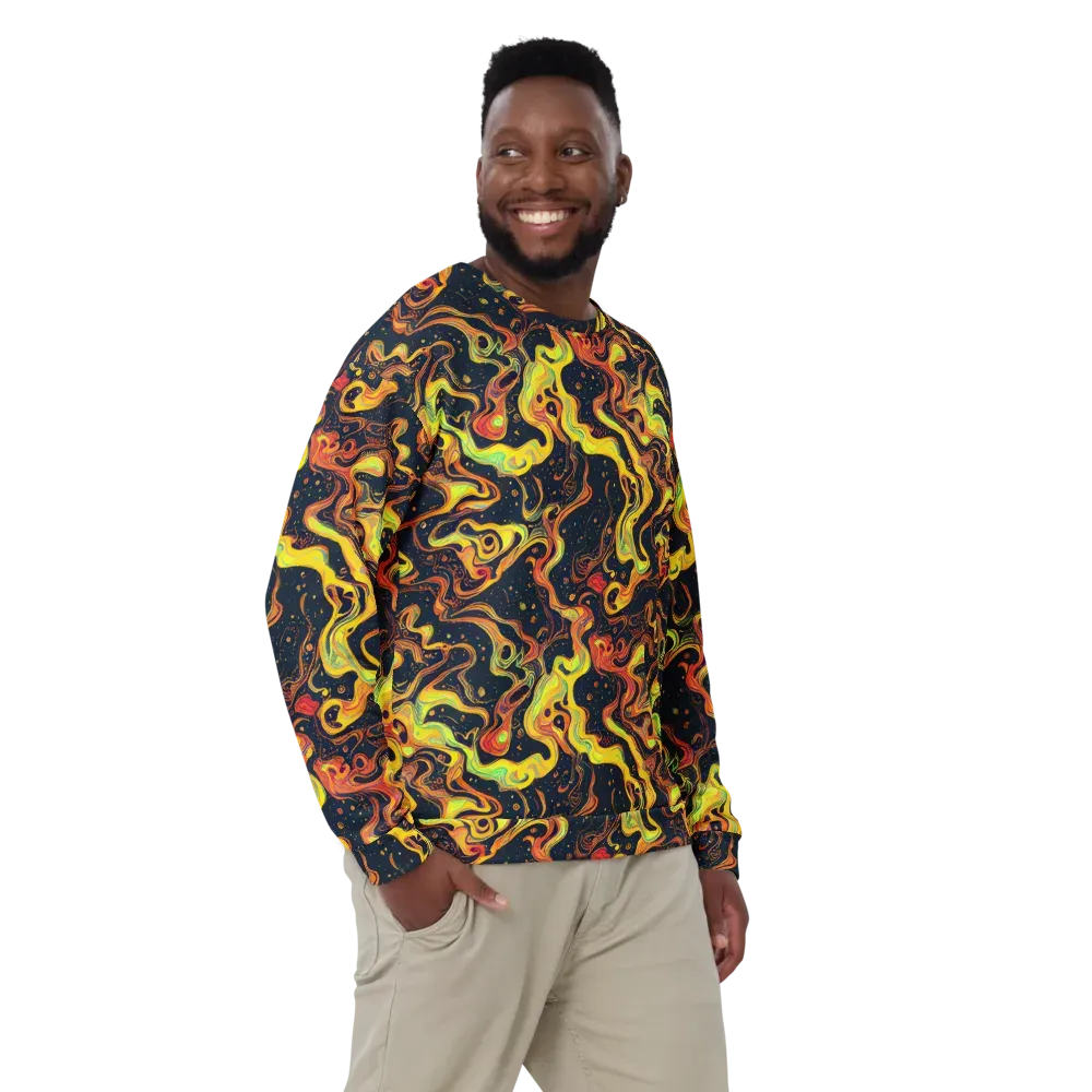 Afterdark Swirl on Sweatshirt — Front