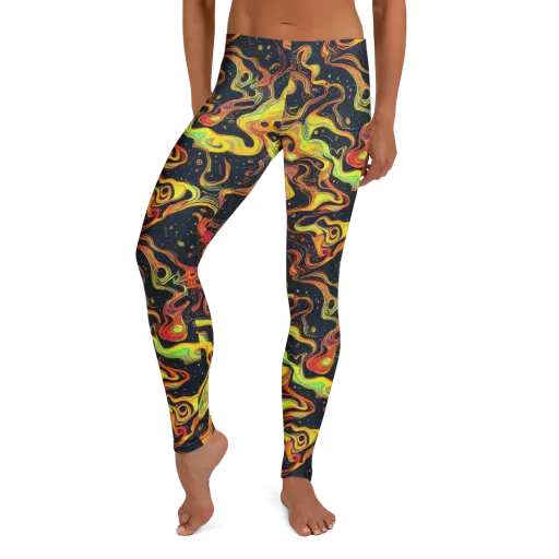 Afterdark Swirl on a Leggings