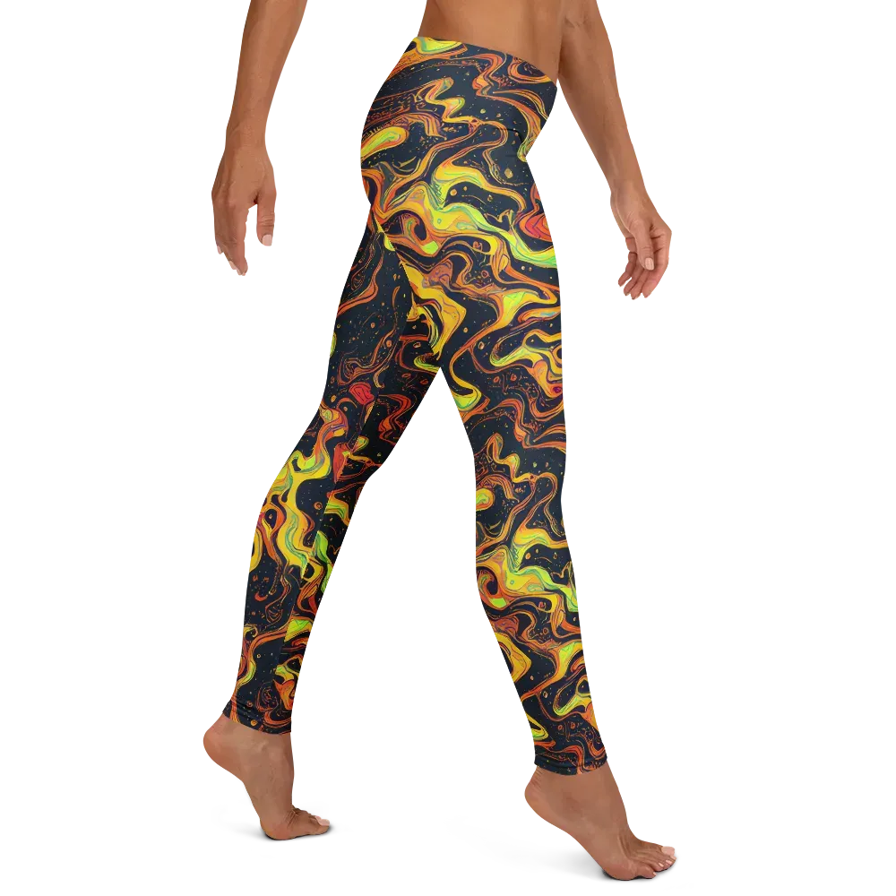 Afterdark Swirl on Leggings — Right