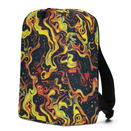 Afterdark Swirl on a Minimalist Backpack