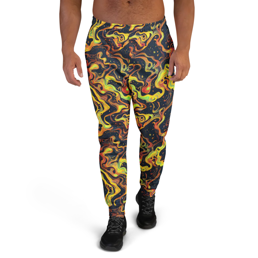 Afterdark Swirl on Men's Joggers — Front