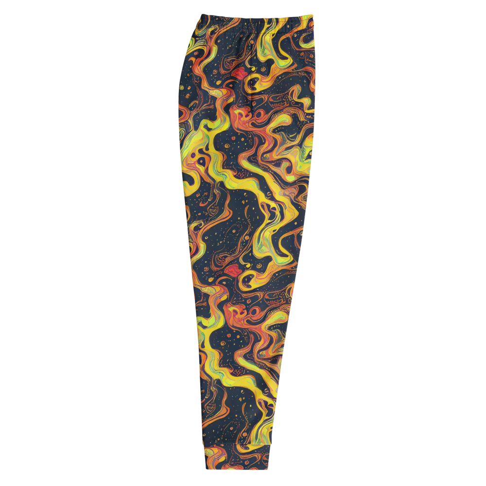 Afterdark Swirl on Men's Joggers — Right