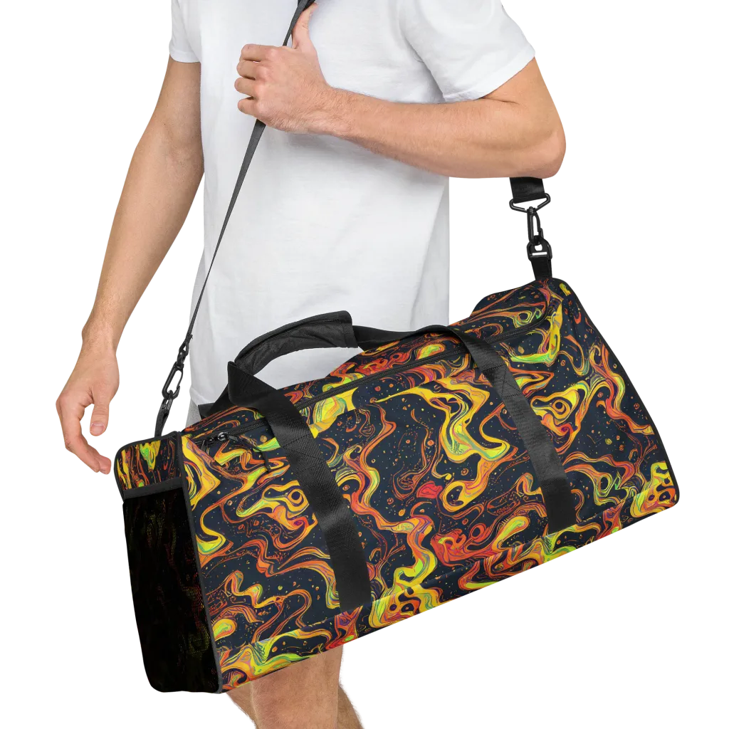 Afterdark Swirl on Duffle Bag — Right Front
