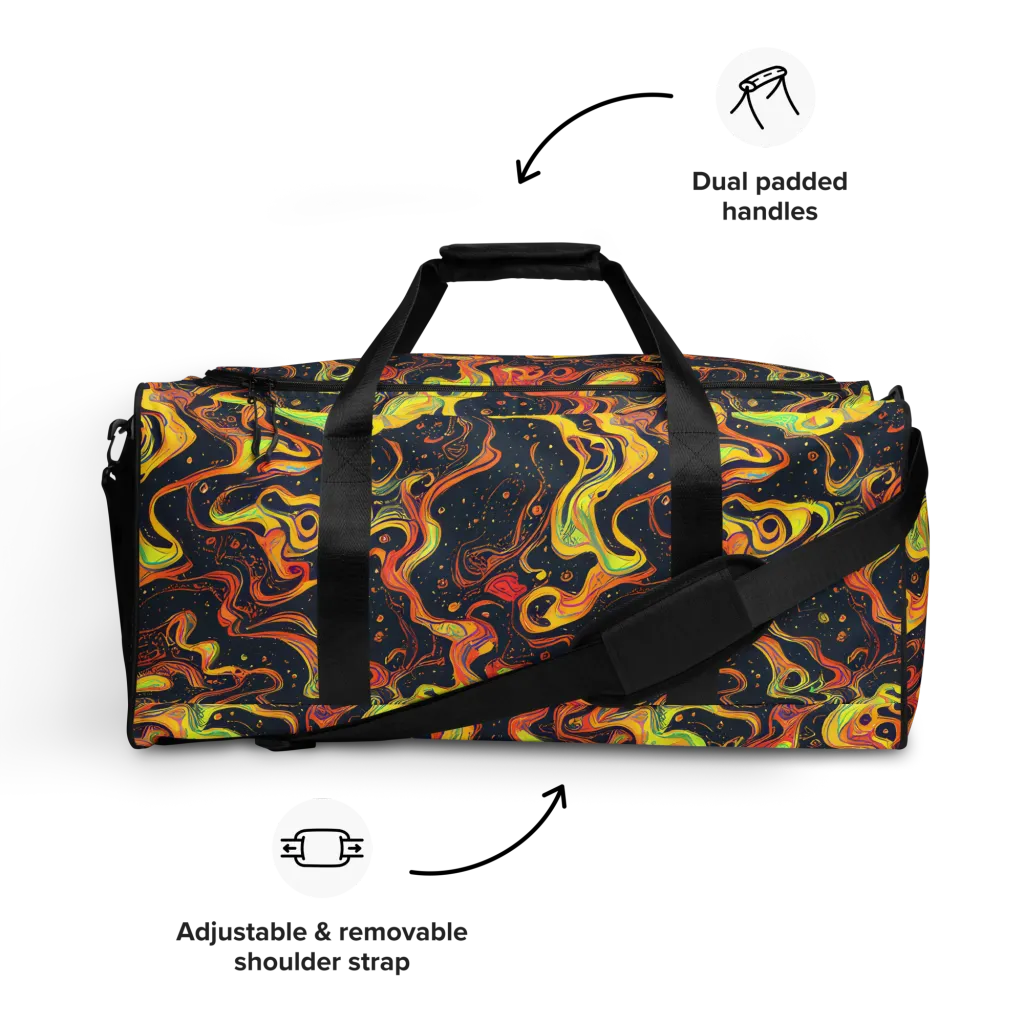 Afterdark Swirl on Duffle Bag — Front