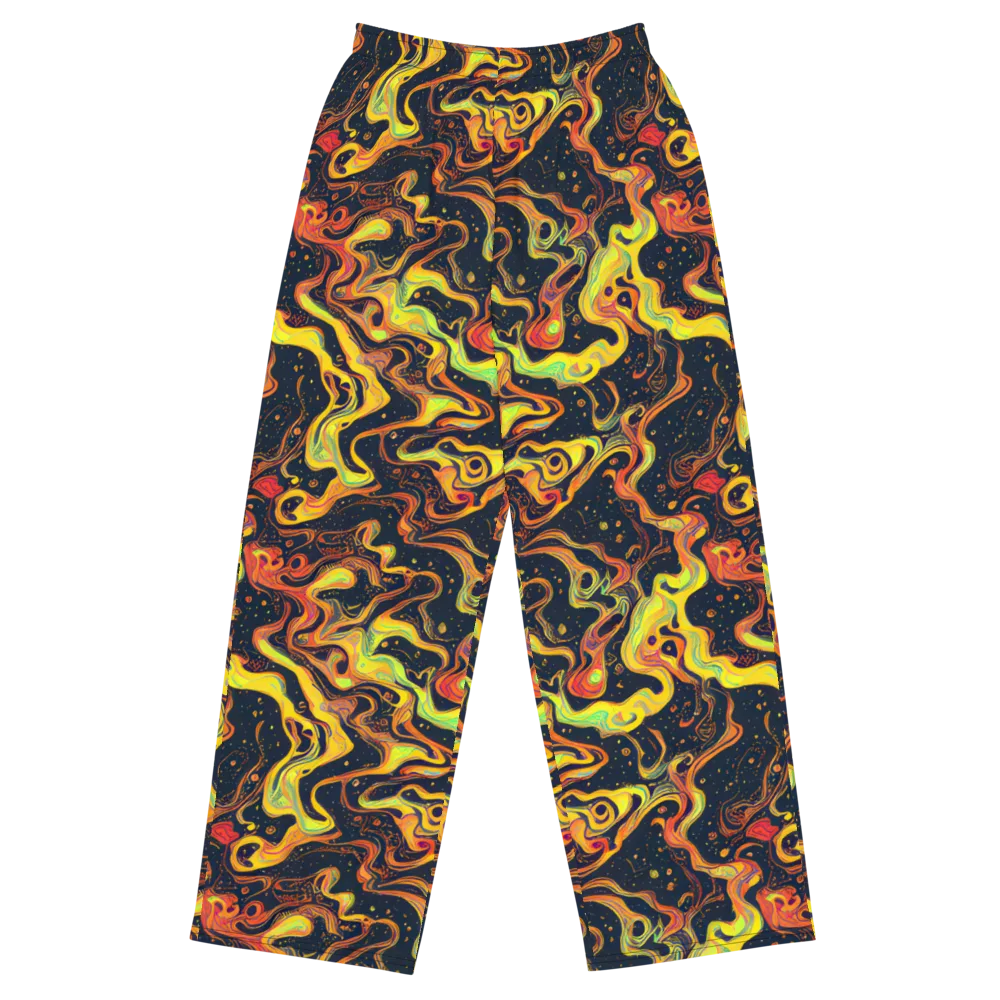 Afterdark Swirl on Wide-Leg Pants — Front