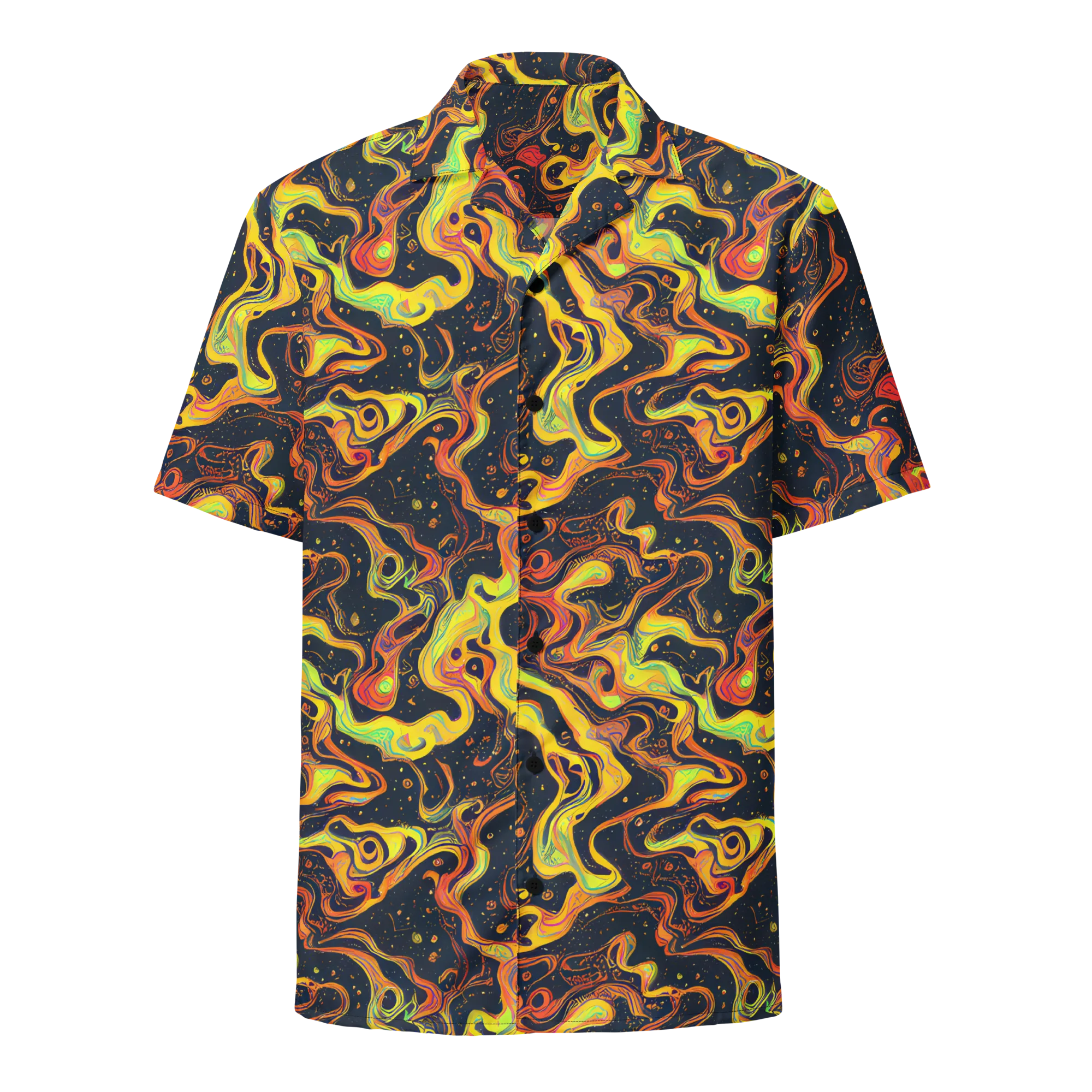 Afterdark Swirl on Button Shirt — Front