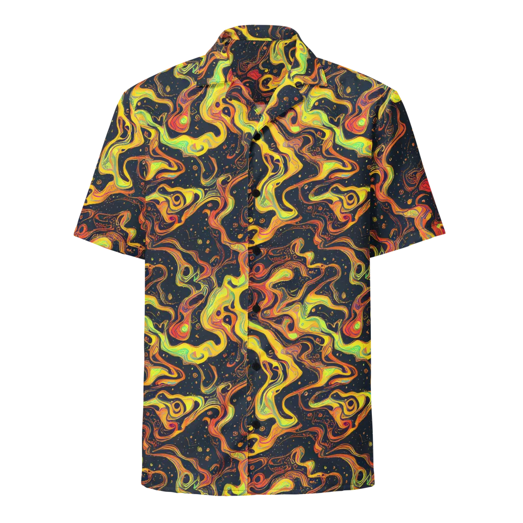 Afterdark Swirl on Button Shirt — Front