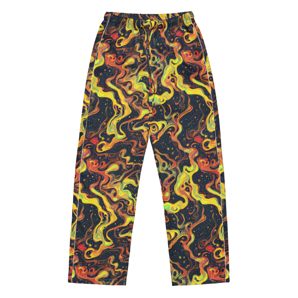 Afterdark Swirl on Women's Pajama Pants — Front