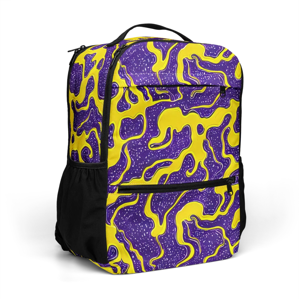 Lemon Nebula on Utility Backpack — Right Front