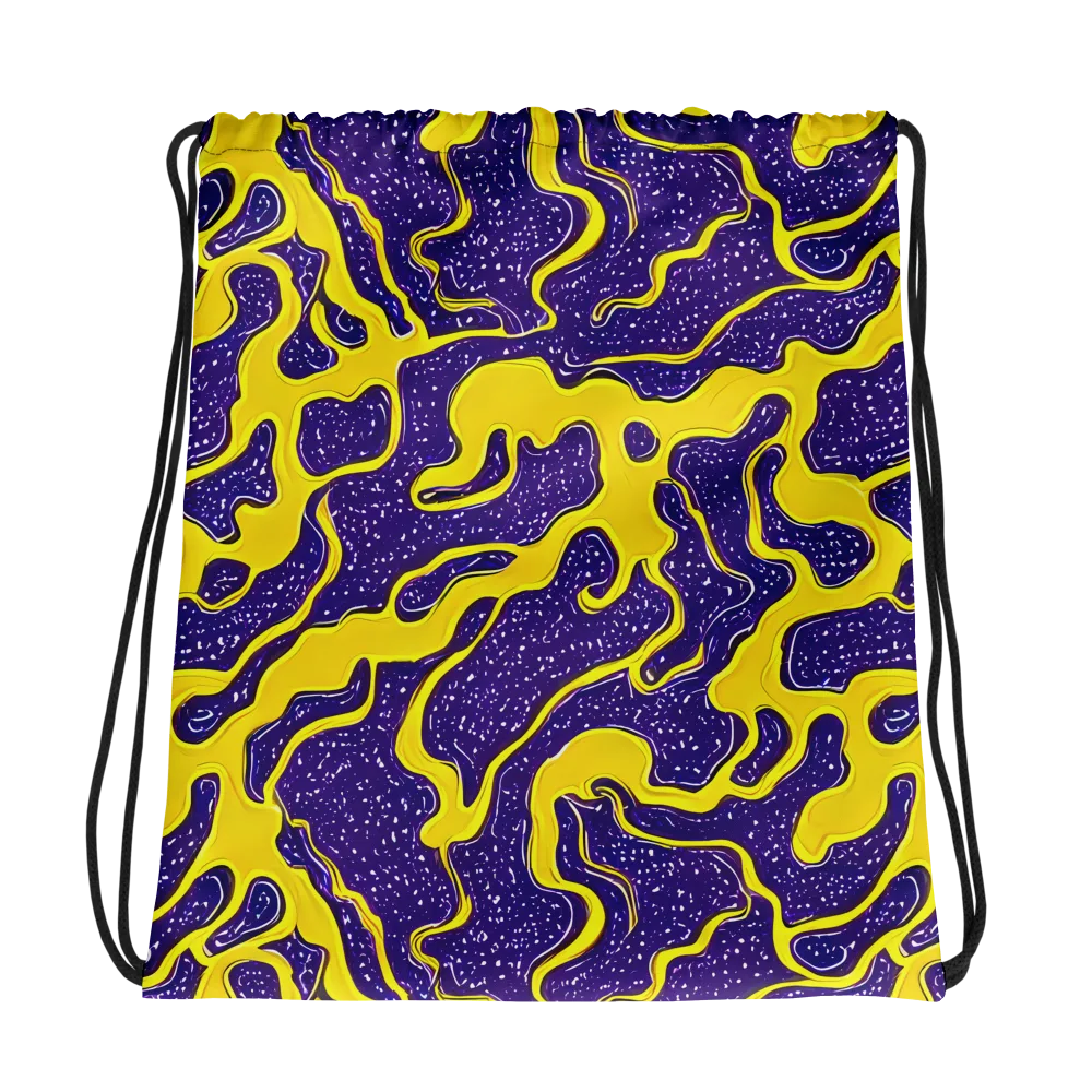 Lemon Nebula on Drawstring Bag — Photo