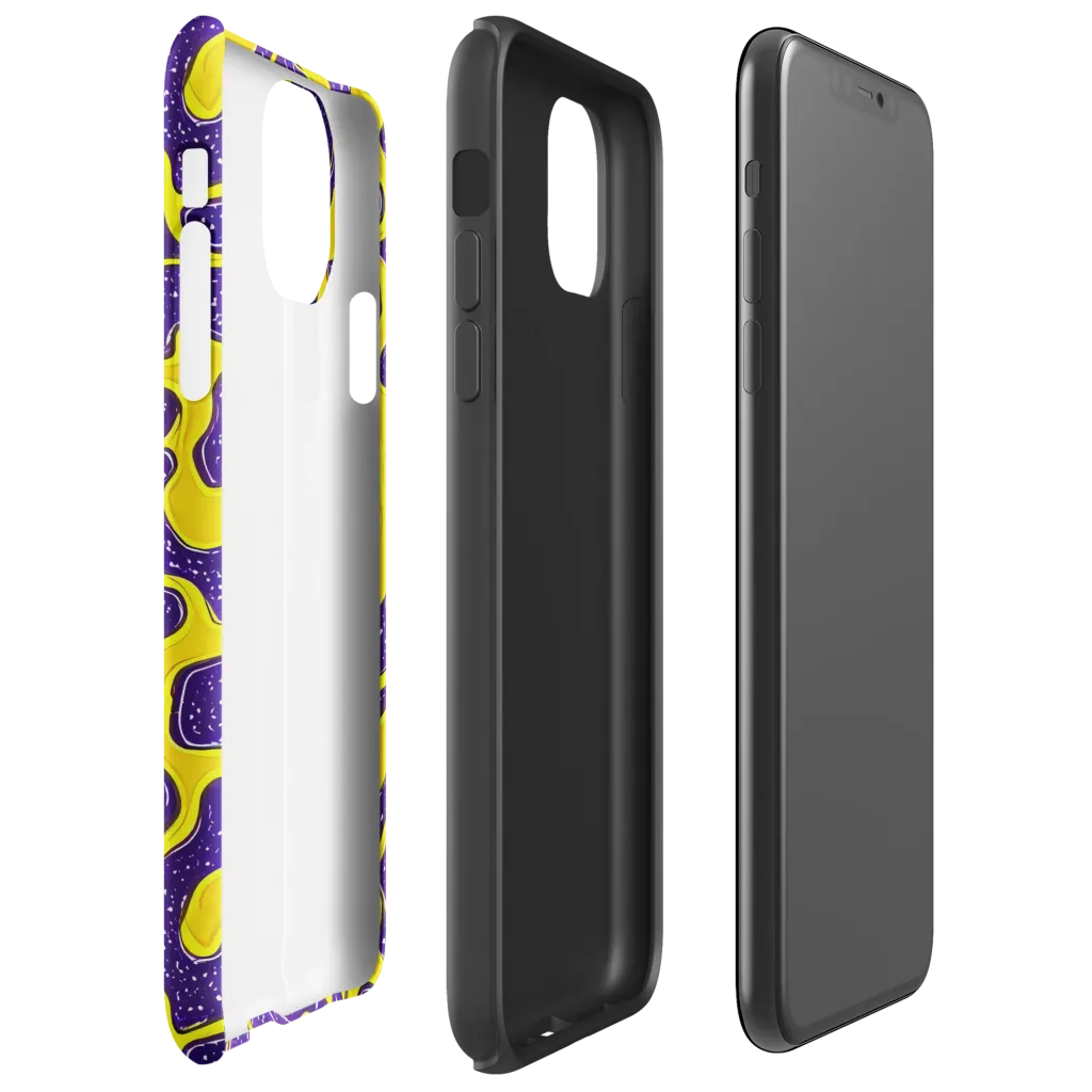 Lemon Nebula on Tough Case for iPhone® — Right