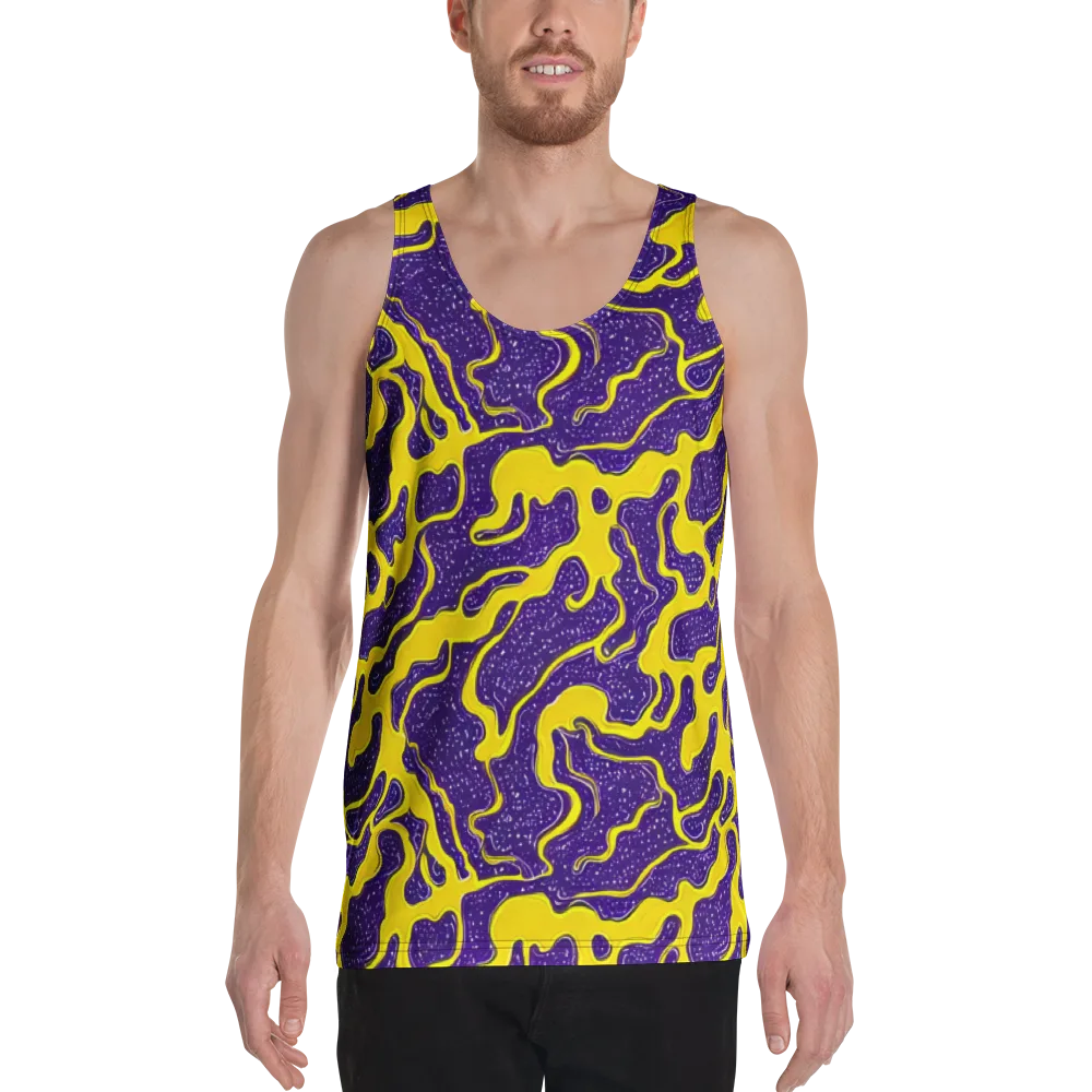 Lemon Nebula on Men's Tank Top — Front