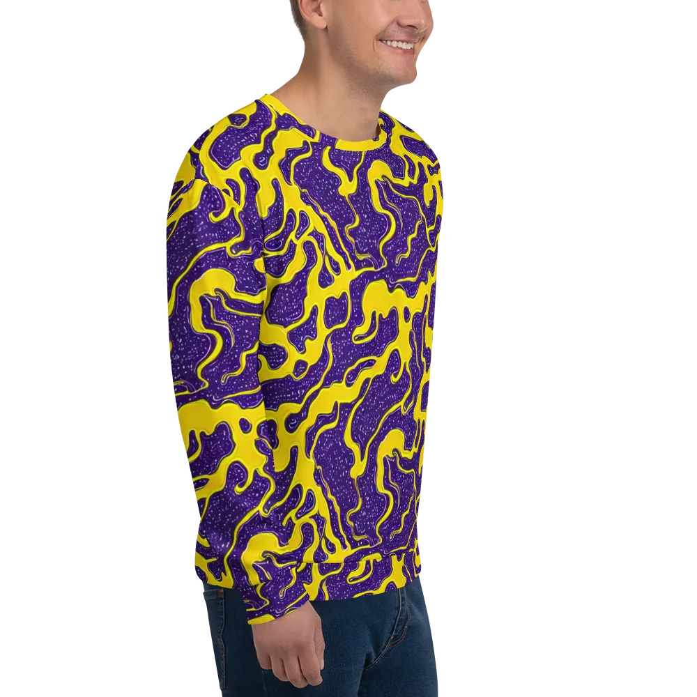 Lemon Nebula on Sweatshirt — Right Front