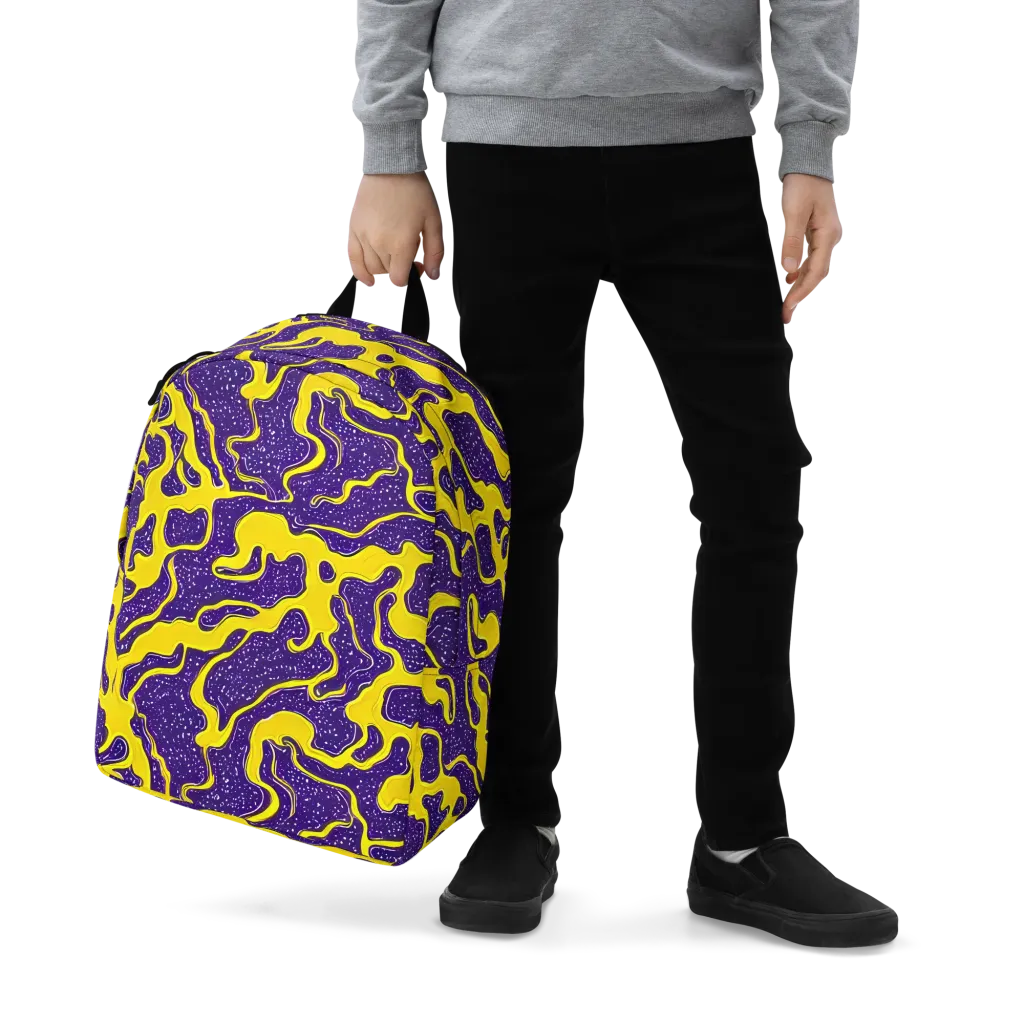 Lemon Nebula on Minimalist Backpack — Zoomed-in