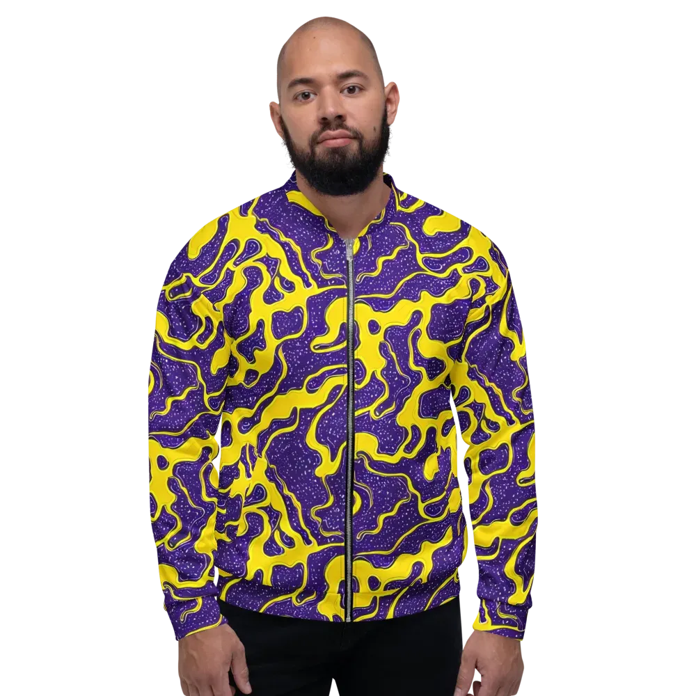 Lemon Nebula on Bomber Jacket — Front