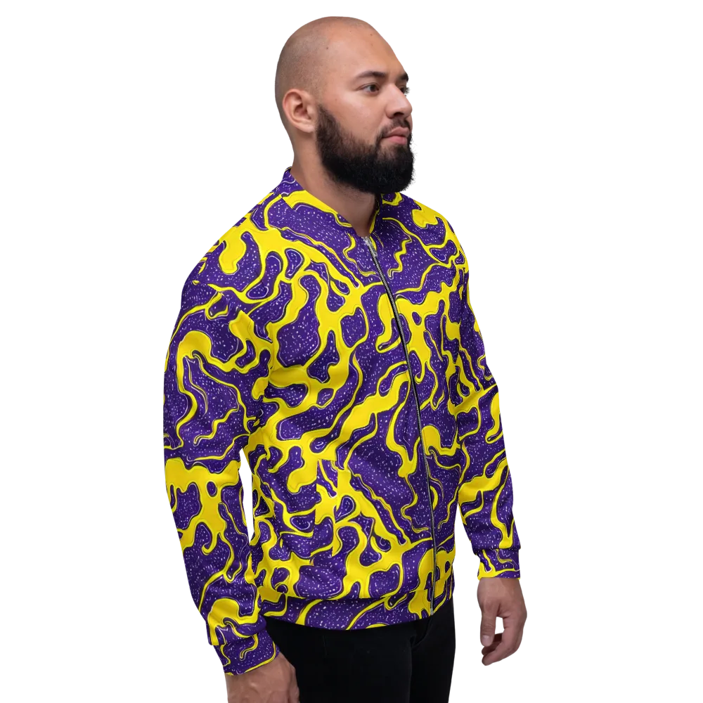 Lemon Nebula on Bomber Jacket — Right