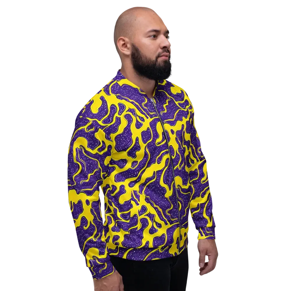 Lemon Nebula on Bomber Jacket — Right