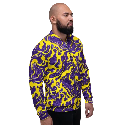 Lemon Nebula on a Bomber Jacket