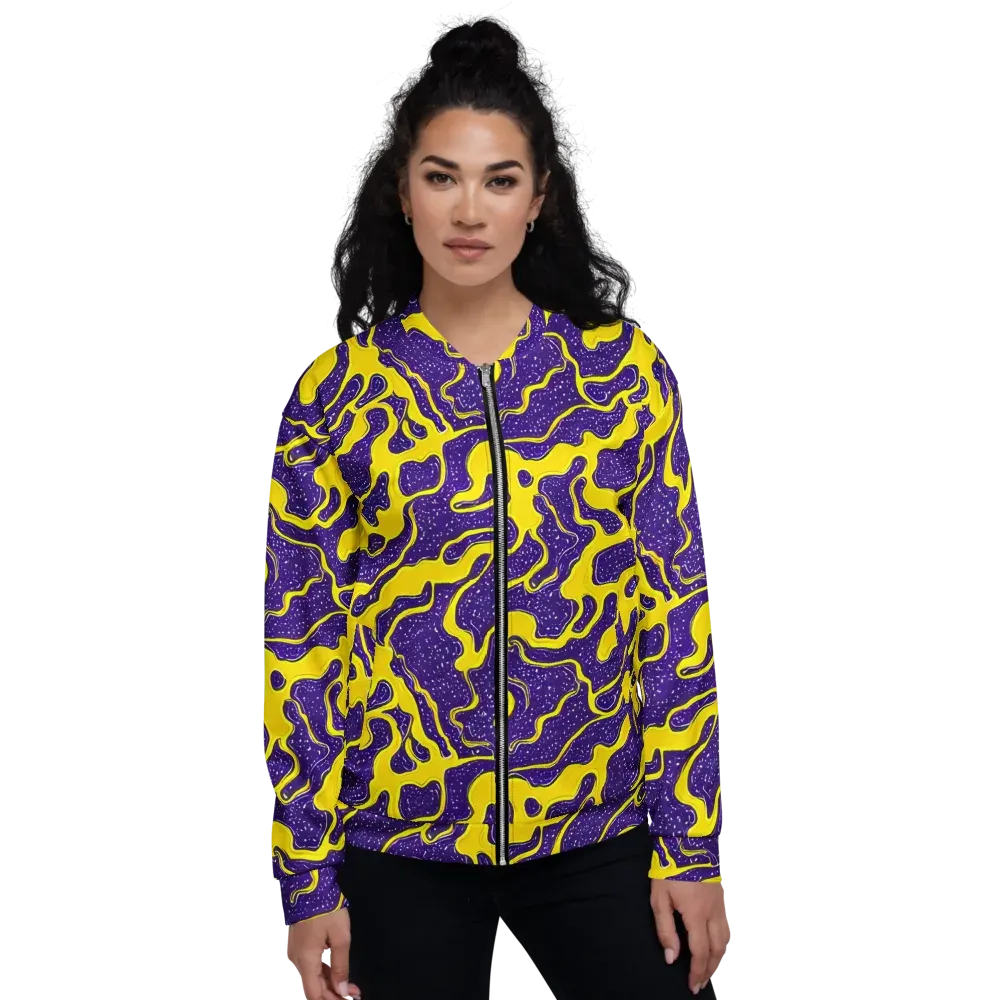Lemon Nebula on Bomber Jacket — Front