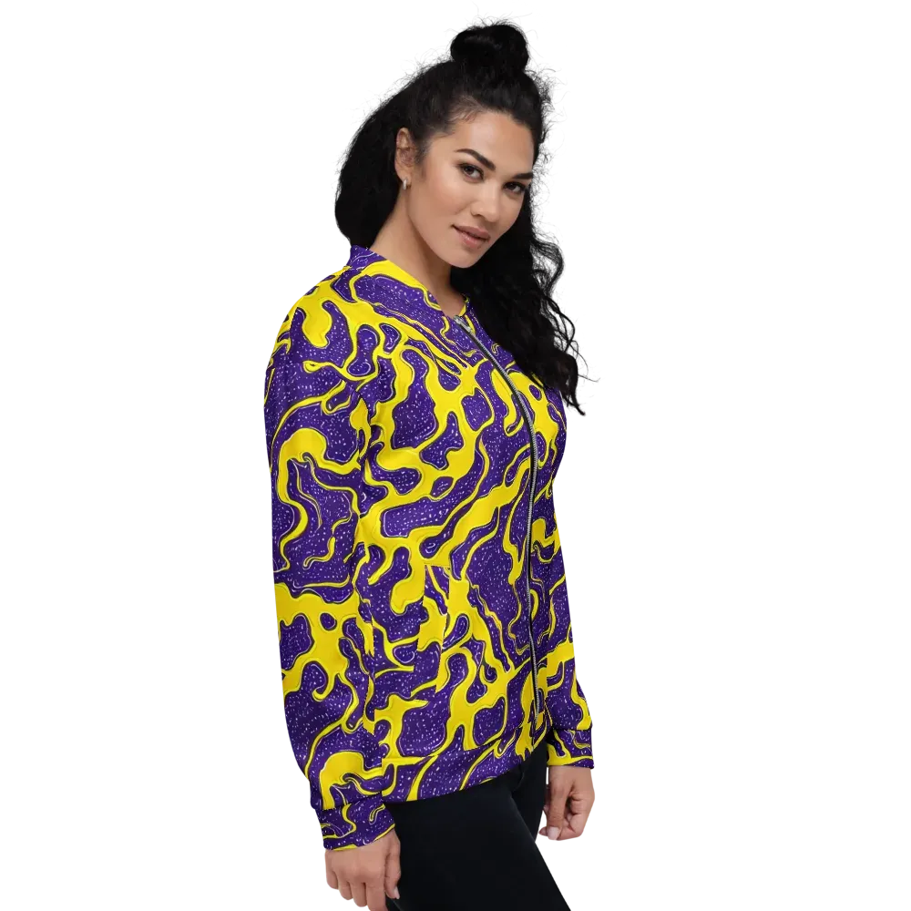 Lemon Nebula on Bomber Jacket — Right