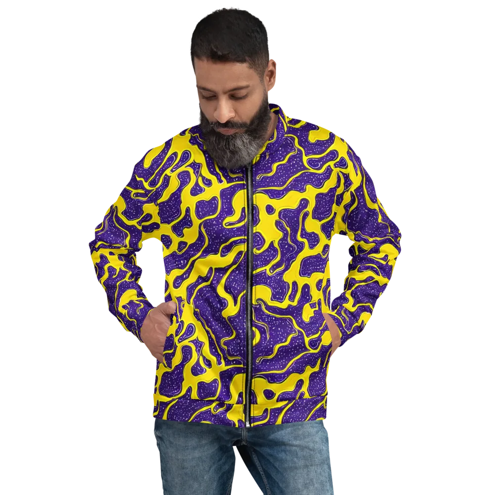 Lemon Nebula on Bomber Jacket — Front