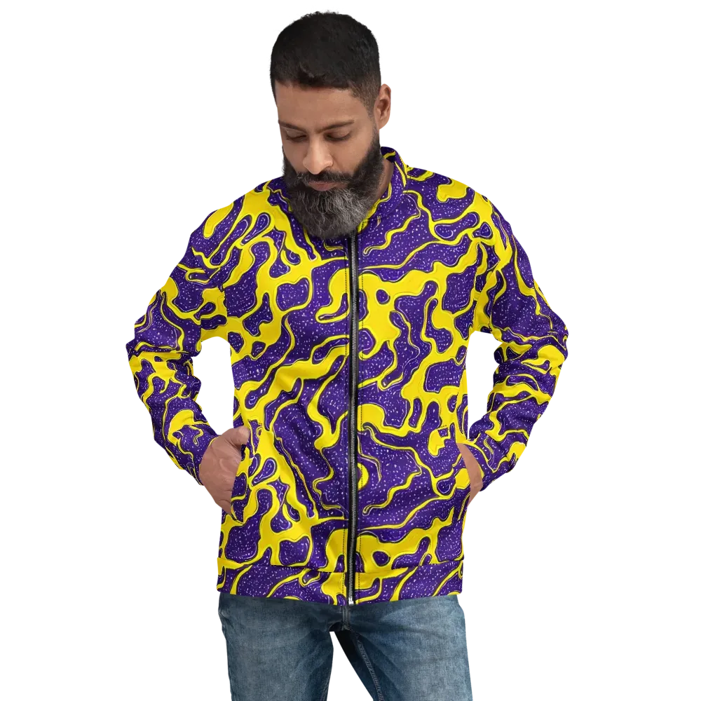 Lemon Nebula on Bomber Jacket — Front