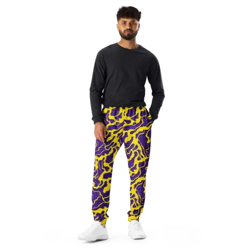 Lemon Nebula on a Men's Joggers