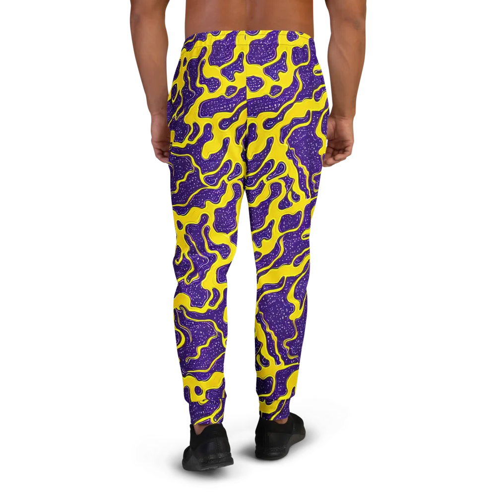 Lemon Nebula on Men's Joggers — Back