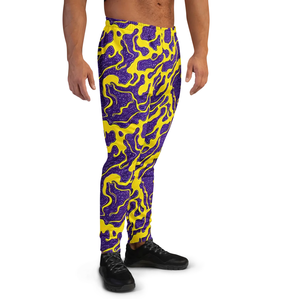 Lemon Nebula on Men's Joggers — Right