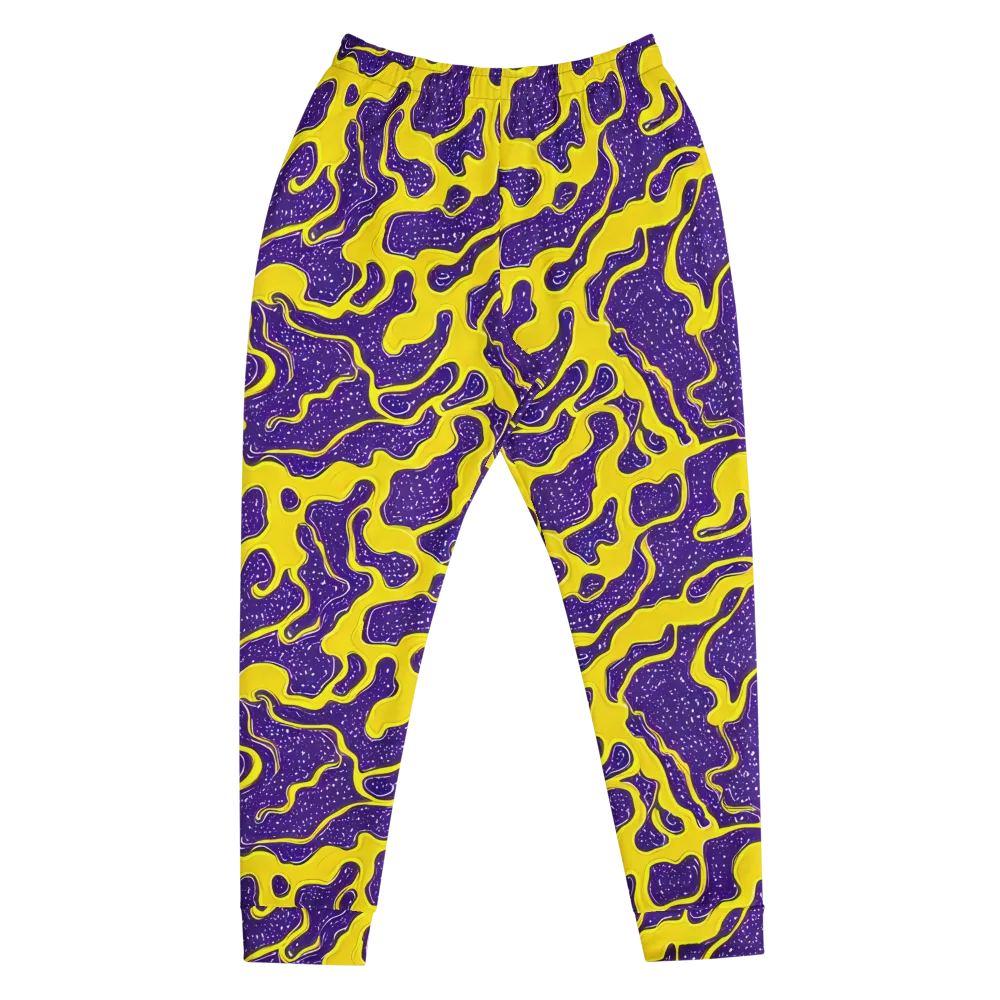 Lemon Nebula on Men's Joggers — Front