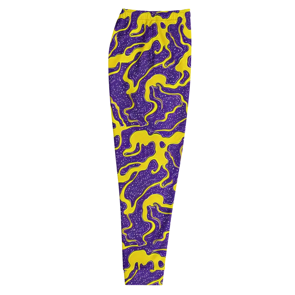 Lemon Nebula on Men's Joggers — Right