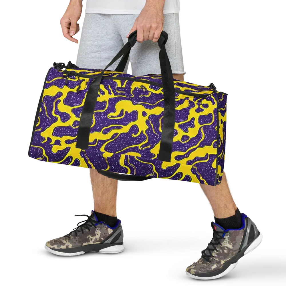 Lemon Nebula on Duffle Bag — Front