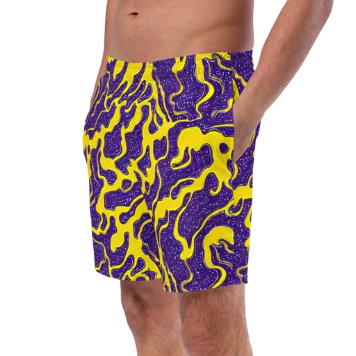 Lemon Nebula on a Swim Trunks