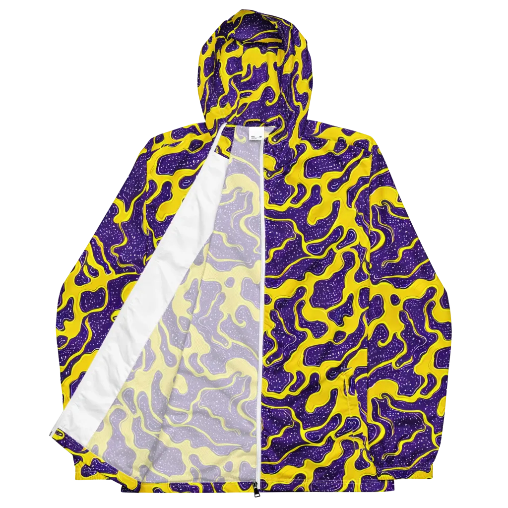 Lemon Nebula on Men's Windbreaker — Front