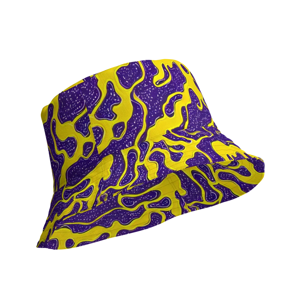 Lemon Nebula on Reversible Bucket Hat — Product details Outside