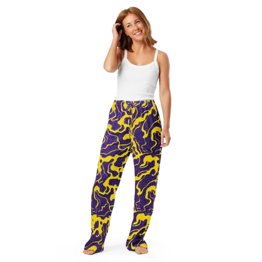 Lemon Nebula on a Women's Pajama Pants