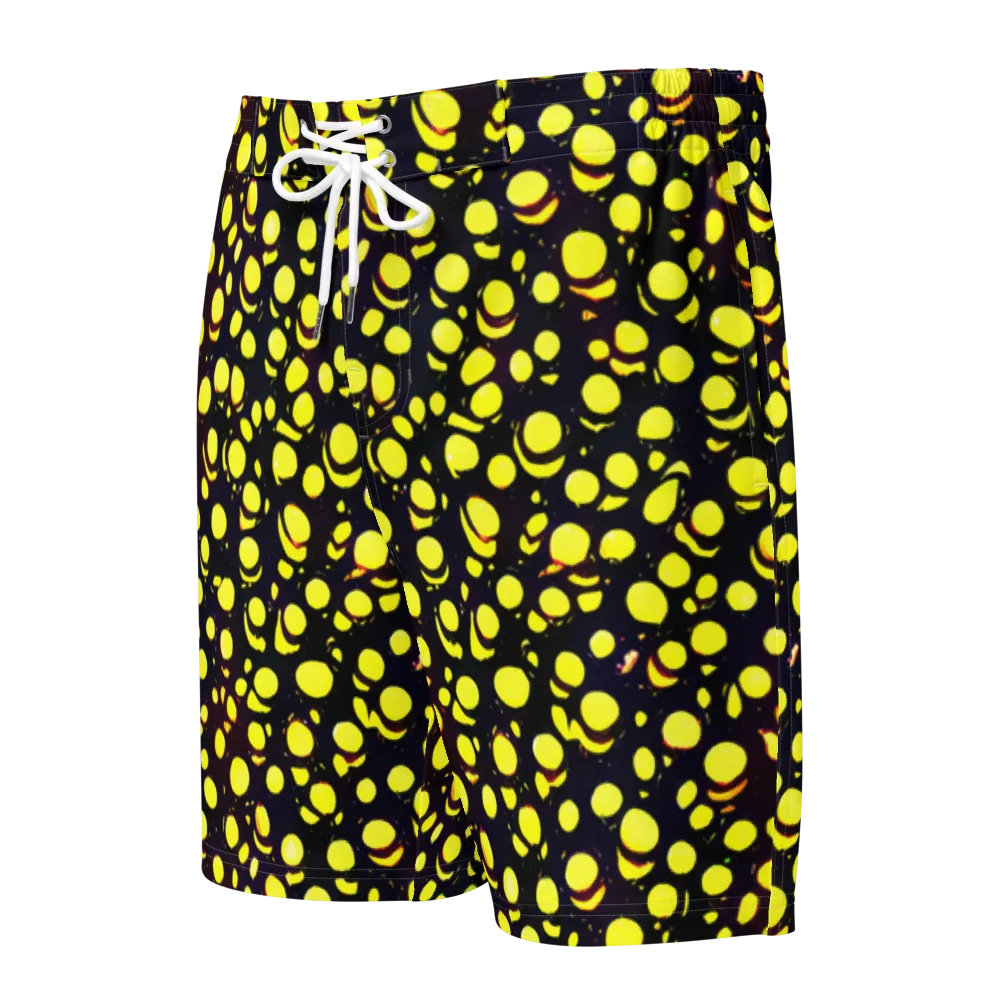 Luminous Scatter on Men's Board Shorts — Front