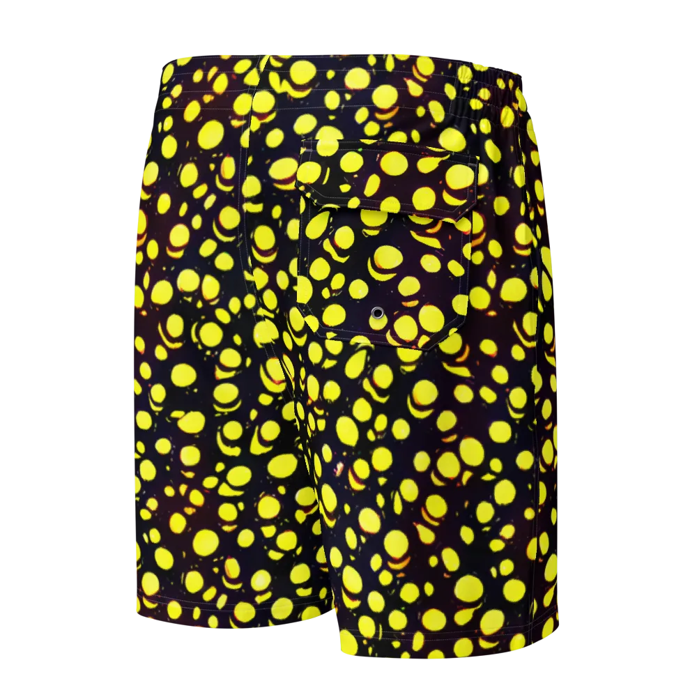 Luminous Scatter on Men's Board Shorts — Back