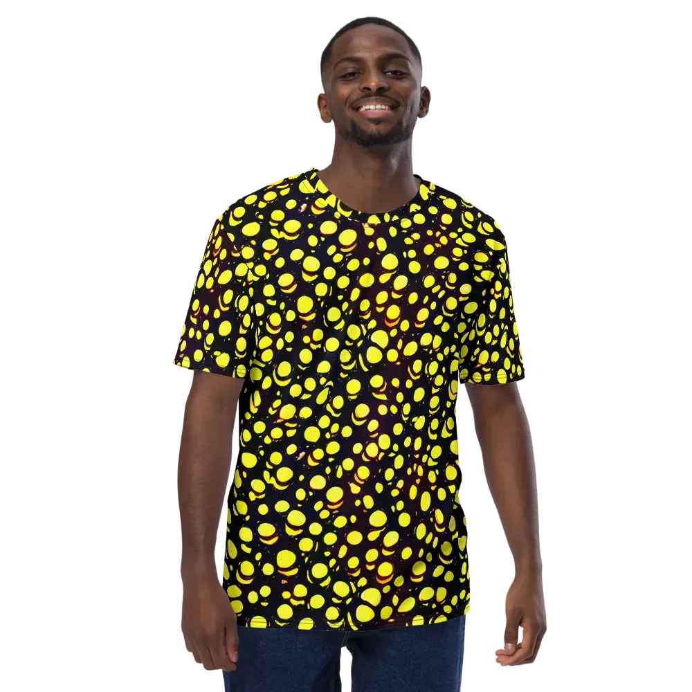 Luminous Scatter on Men's Crew Neck T-Shirt — Front