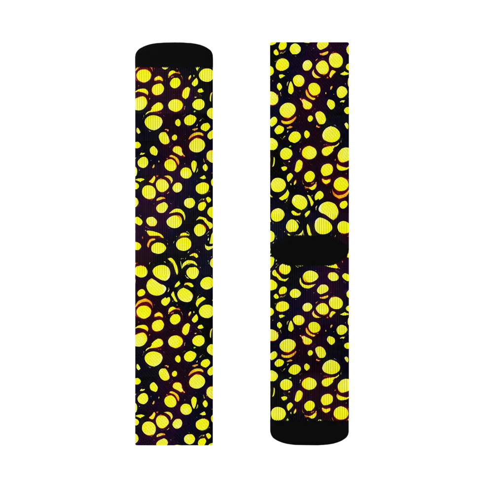 Luminous Scatter on Socks — Right Sock