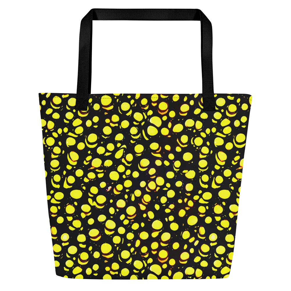 Luminous Scatter on Large Tote Bag W/ Pocket — Front