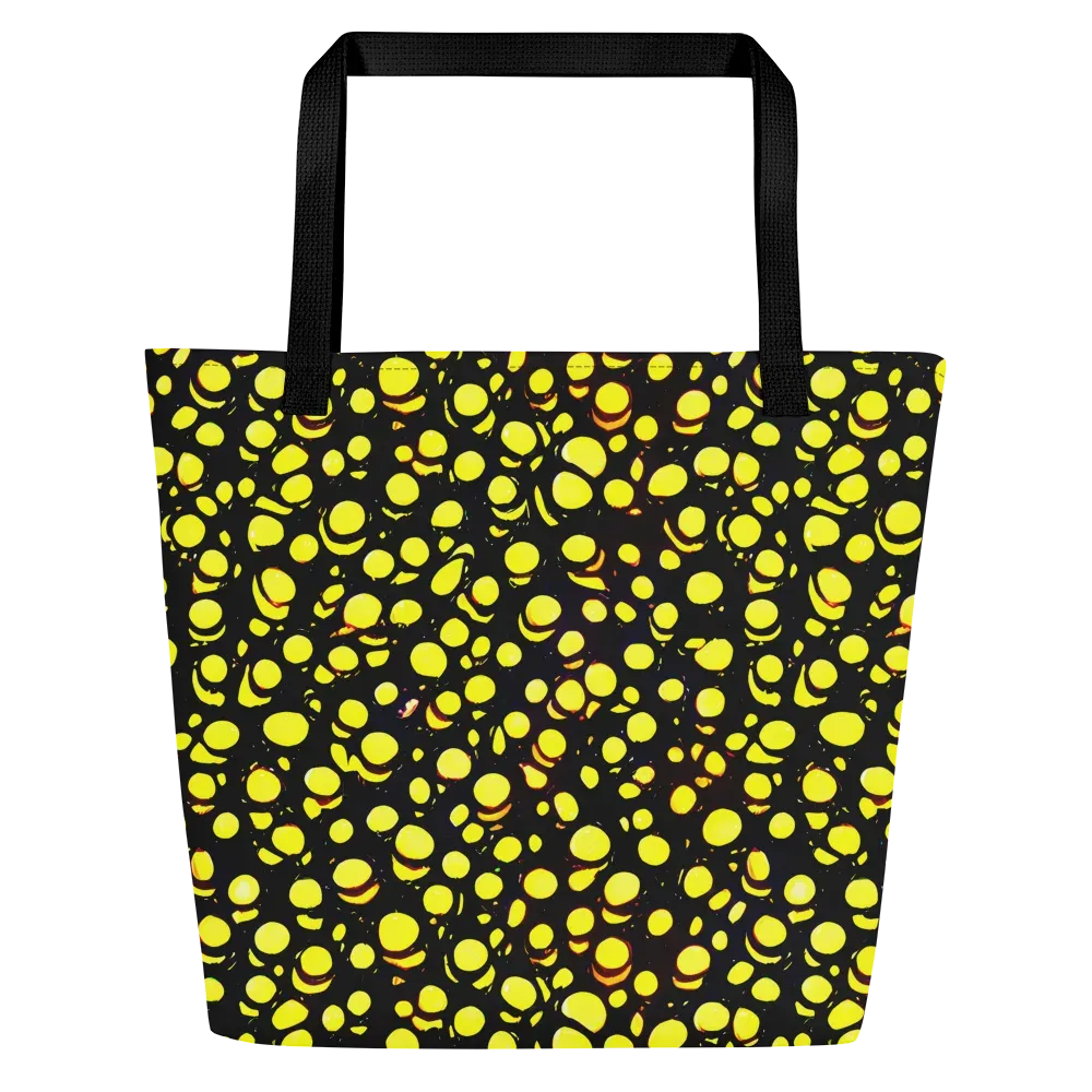 Luminous Scatter on Large Tote Bag W/ Pocket — Front