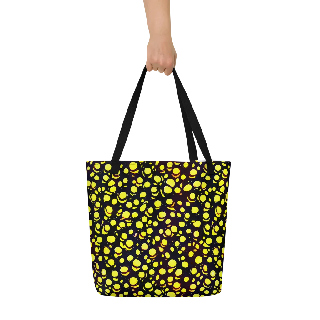Luminous Scatter on Large Tote Bag W/ Pocket — Front