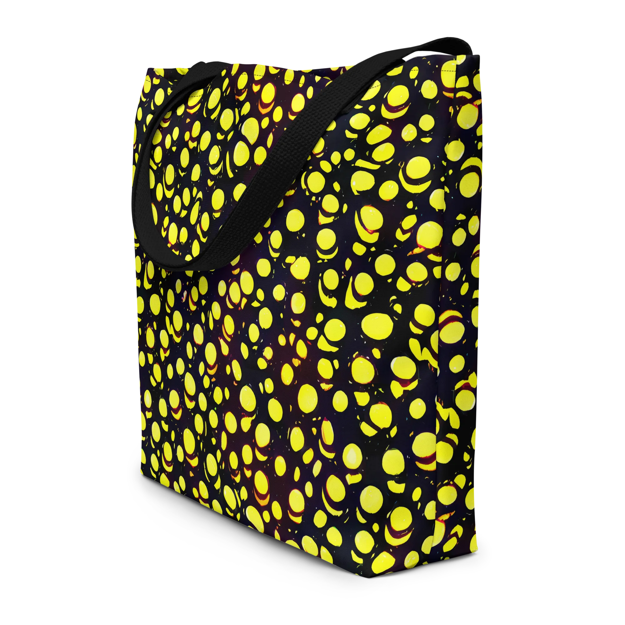 Luminous Scatter on Large Tote Bag W/ Pocket — Front