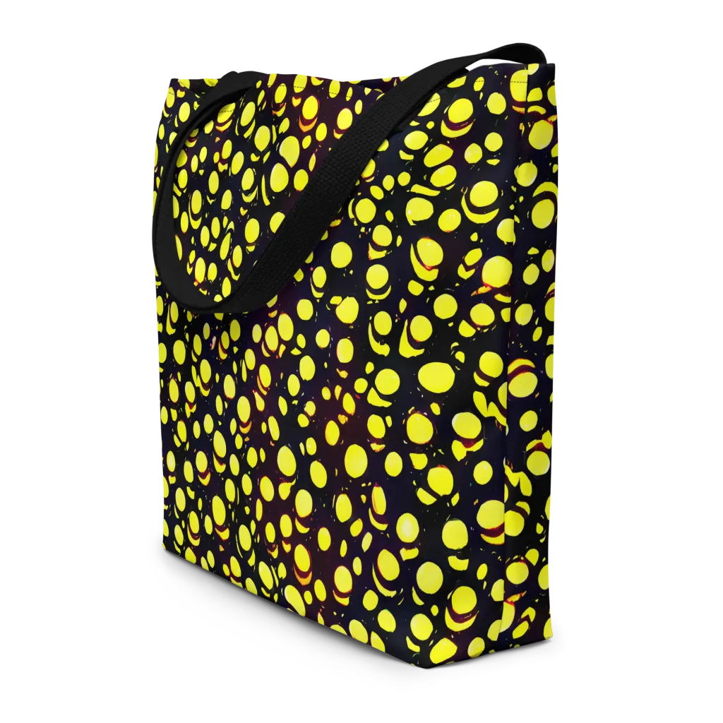 Luminous Scatter on Large Tote Bag W/ Pocket — Front