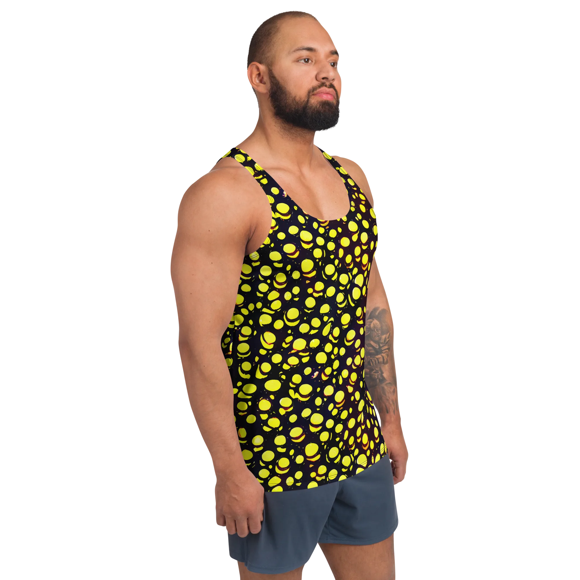 Luminous Scatter on Men's Tank Top — Right Front