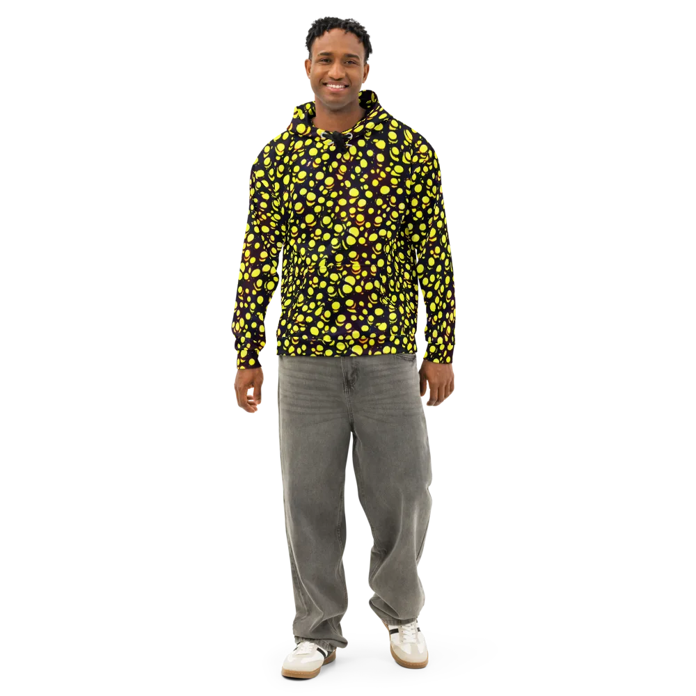 Luminous Scatter on Cotton Hoodie — Front