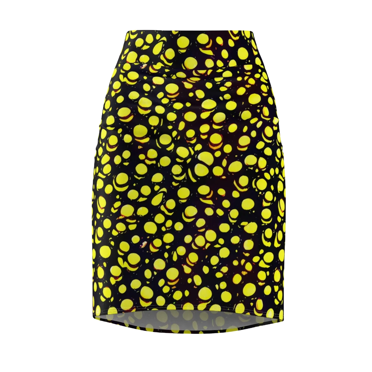 Luminous Scatter on Pencil Skirt — Front